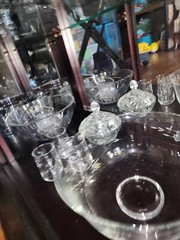 china cabinet and princess house crystal set’s