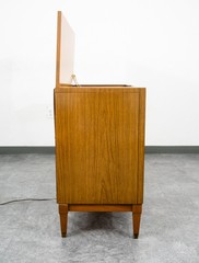 Mid Century Modern Stereo Console Motorola Radio HiFi Record Player Stereophonic