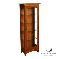 Stickley Mission Collection Oak Display Cabinet