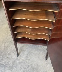 19th Century Mahogany Sheet Music Or Drawings Cabinet.