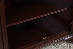 72489/91: Pair HENKEL HARRIS Chippendale Mahogany Corner Cabinets