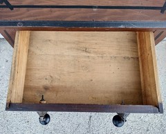 Antique Victorian Eastlake Painted Commode Wash Stand Cabinet, Drawer, Cupboard
