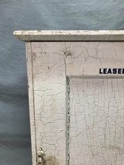 VTG Shabby 19X26 Wood Wall Mounted Medicine Cabinet Chic Old Cupboard 1225-25B