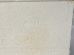 Dutch Delft Rijst Spice Cabinet Labeled Drawer Antique Replacement White/Blue