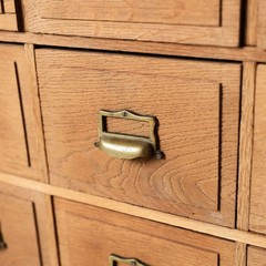Late 19th Century French Oak Bank Office Filing Cabinet
