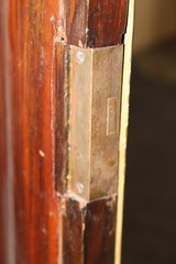 Antique 19th Century Louis XV Style Bronze Mounted Sevres Inset Cabinet Server