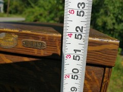 Steel file Cabinet Drawers vintage industrial (Art Metal) Faux Wood mid century