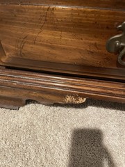 1970s Hutch Medium Colored Stain With Removable Top