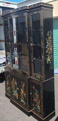 oriental china hutch cabinet