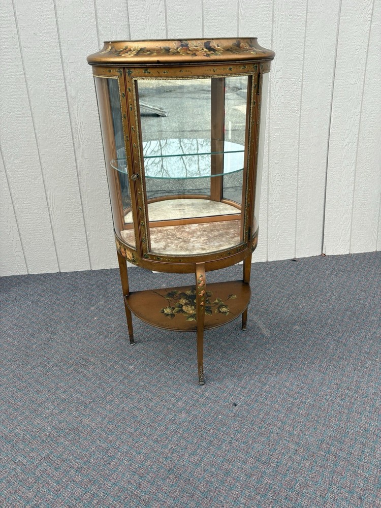 67291 Louuis XV Hand Made Curio Cabinet