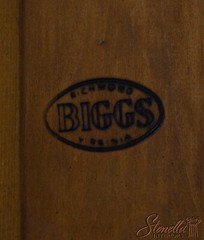 66431EC: BIGGS Chippendale Mahogany Corner China Cabinet