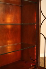 Museum Collection Mahogany Arch Top China Display Cabinet