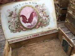 Bison Mfg Co Ltl Valley ny & Catt Cnty Cigar Boxes Antique Cabinet Drawers