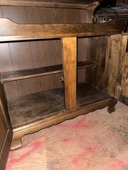 Vintage Hale furniture of Vermont copper lined dry sink