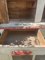 Antique Hooser Style Cabinet Kitchen Cabinet 77”x43.5”x 17”Local Pick Up