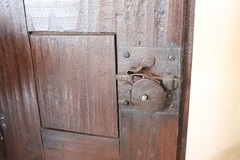 17th Century Italian Solid Walnut Antique Cupboard or Cabinet