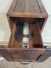 Antique Single drawer File Cabinet Oak