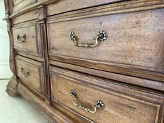 Luxurious antique furniture cupboard wood TV cabinet 4 drawers Marge Carson