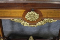 Bronze Mounted French Louis XVI Style Vitrine Display Cabinet