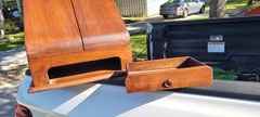 Antique Victorian Era Wooden Stationary Cabinets