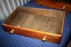 Early American Country Oak Side Cabinet Ca 1720