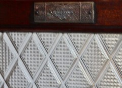 Antique Mahogany Dentist’s Cabinet American Cabinet Co 17 Drawers-4 Shelves 1900