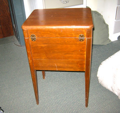 Sewing Cabinet Vintage Storage Furniture by Caswell Runyan VTG Antique