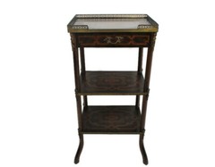 Napoleon III style French Étagère Cabinet Shelf 3 Tier Marquetry Mermaids WOW