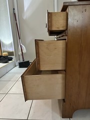 Maple Hutch Cupboard Vintage Antique 1960’s Dovetail Excellent Condition.