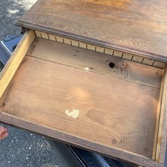 Antique Spool Cabinet Clark’s O.N.T. wood 2 Drawer Cabinet