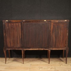 Bar cabinet inlaid wood furniture vintage sideboard commode 20th century