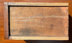 ANTIQUE QUEEN ANNE PENNSYLVANIA SIX DRAWER PINE SPICE CHEST / APOTHECARY CABINET