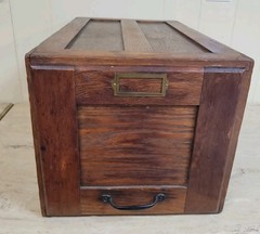 Antique Single drawer File Cabinet Oak
