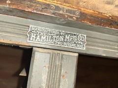 Antique Scarce Hamilton Printer’s Type Cabinet With 50 Drawers!!! Super Nice