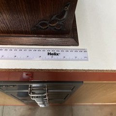 Large Antique Oak Smokers Cabinet. in vgc for age with working lock and key