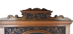 Vintage Edwardian Credenza Hutch with Beveled Mirror 47 x 21.5″
