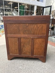 George Zee & Co. Carved Wood Cedar Chest Trunk Dresser Drawers Original Lock