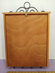 RUSTIC COUNTRY FARMHOUSE COTTAGE METAL SCROLL CABINET SHELF SHELVES COAT RACK