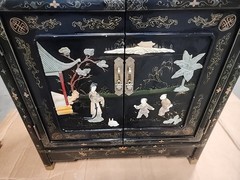antique china hand carved cabinet