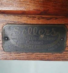 Sellers Better Kitchen Cabinet Antique Hoosier Baker