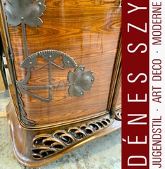 Meuble De Salon Art Nouveau, Armoire De Cabinet Qualité Musée, Design Majorelle