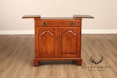 Henkel Harris Georgian Style Cherry Flip Top Server Cabinet