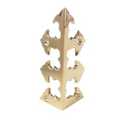 4pcs Vintage Solid Brass Anchor Box Corner Protector Decor Shelf Cabinet Hardwar