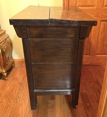 Korean Elmwood Rice Chest Storage Bin Tansu Altar Cabinet