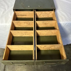 Vintage Safe-T-Stak Industrial Metal File Cabinet By Diebold Inc