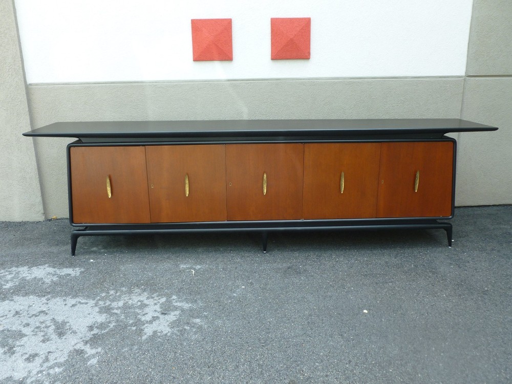 IMPORTANT ITALIAN OR MEXICAN MODERNIST MID CENTURY MODERN SIDEBOARD – P