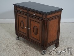 72451: Pair Of THOMASVILLE Ernest Hemingway Rattan & Stone Cabinets