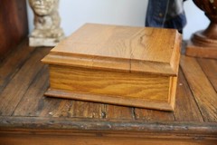 Antique apothecary specimen cabinet hardware parts bin wood drawer dental VTG