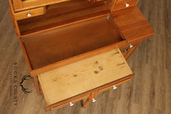 Antique American Hutch With Copper Dry Sink And Pull-Out Cutting Board