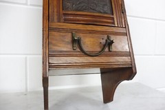 Antique wooden wall cabinet hanging cabinet vintage
